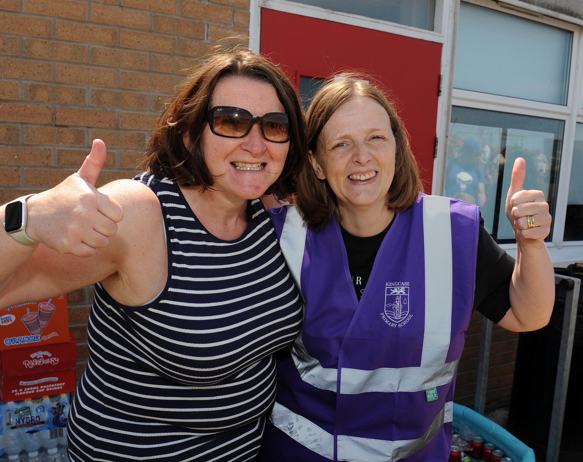 Sunshine and smiles at Kingcase Primary Schools summer fayre on Saturday, June 1. (Image: Charlie Gilmour)