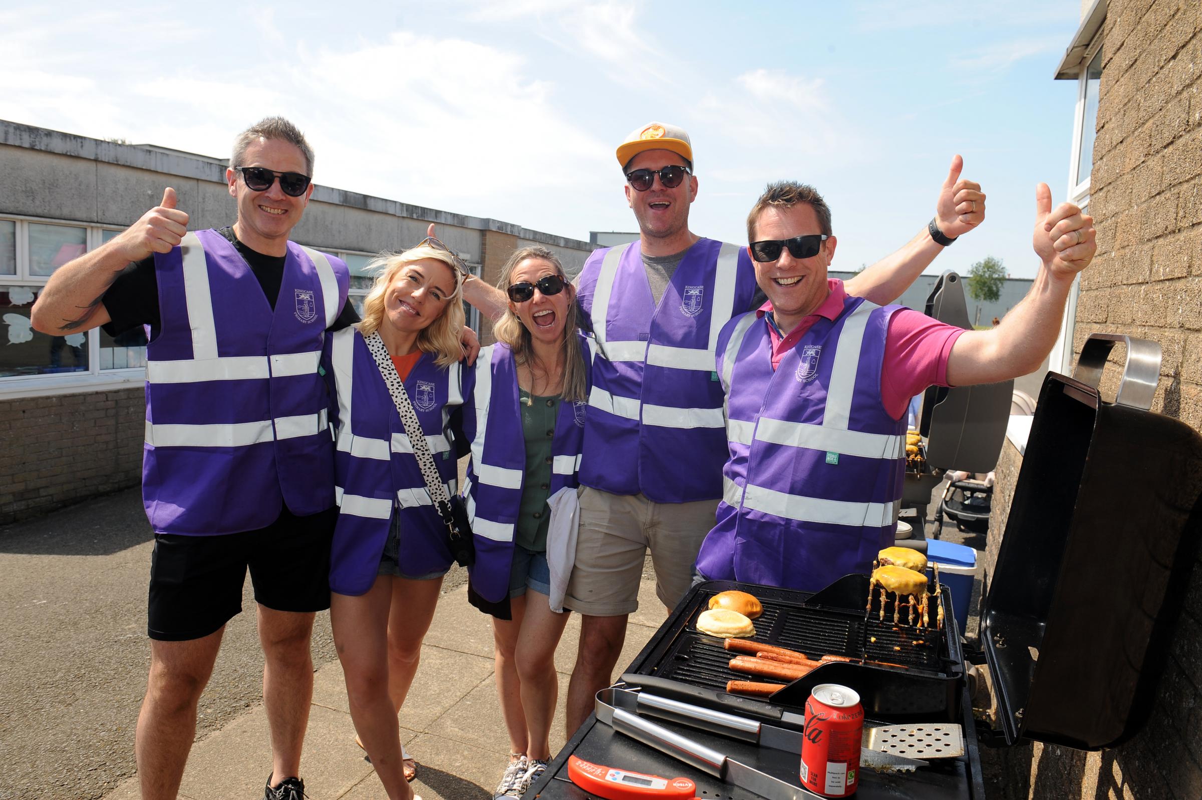 Sunshine and smiles at Kingcase Primary Schools summer fayre on Saturday, June 1. (Image: Charlie Gilmour)