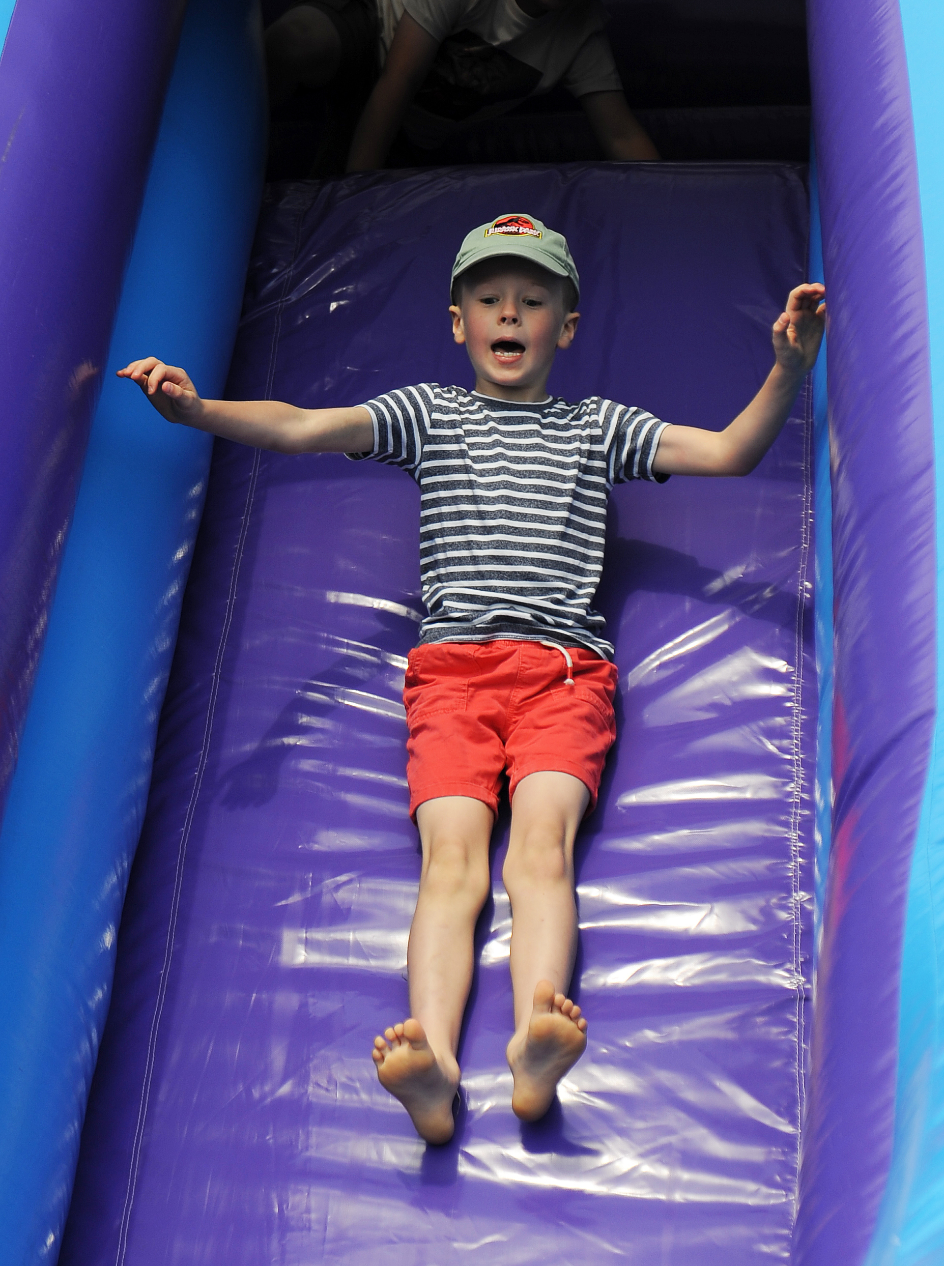 Sunshine and smiles at Kingcase Primary Schools summer fayre on Saturday, June 1. (Image: Charlie Gilmour)