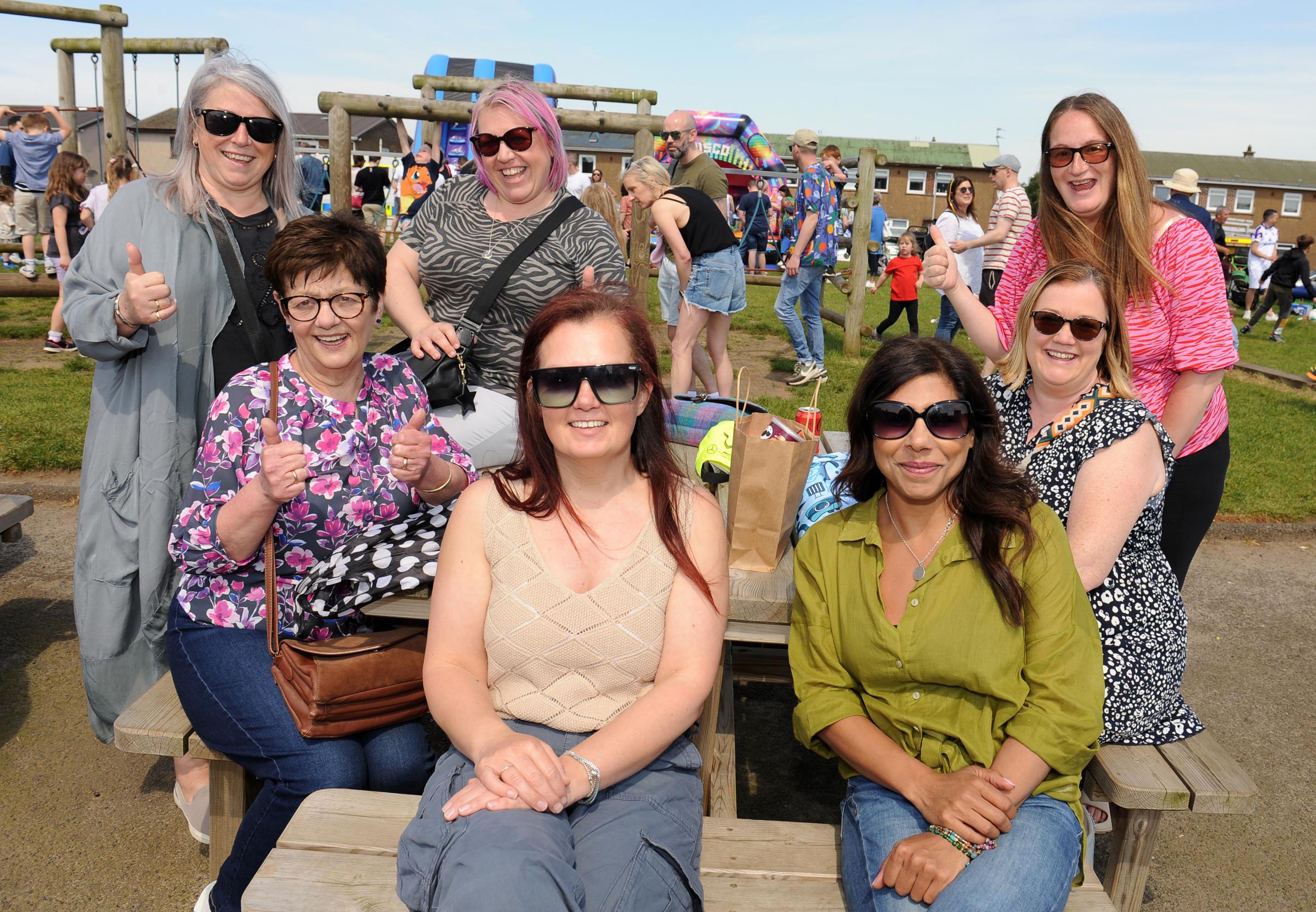 Sunshine and smiles at Kingcase Primary Schools summer fayre on Saturday, June 1. (Image: Charlie Gilmour)